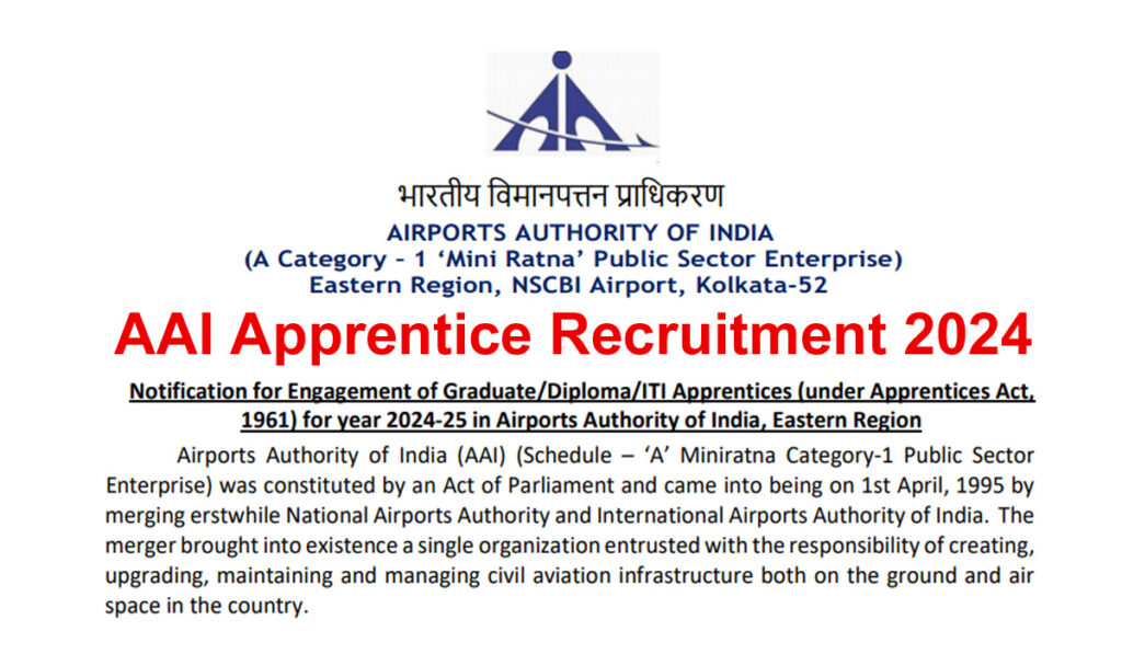 AAI Apprentice Recruitment 2024