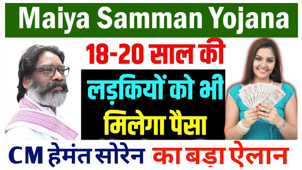 Maiya Samman Yojana Jharkhand 2024