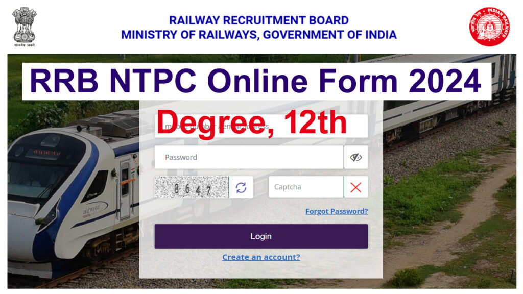 RRB NTPC Online Form 2024