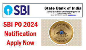 SBI PO Notification 2024