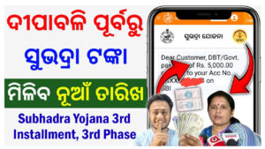 Subhadra Yojana 3rd Installment Date