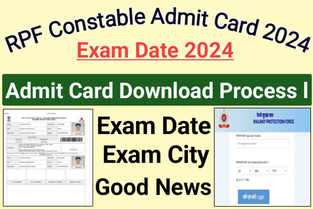 RPF Constable Admit Card 2024