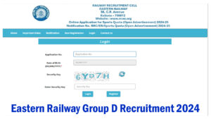 Eastern Railway Group D Recruitment 2024