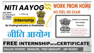 Niti Aayog Winter Internship 2024