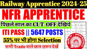 RRC NFR Apprentice Recruitment 2024