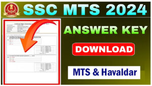 SSC MTS Answer Key 2024