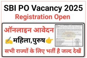 State Bank of India PO Online Form 2025