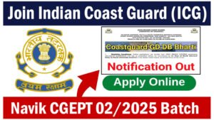 Indian Coast Guard Recruitment 2025