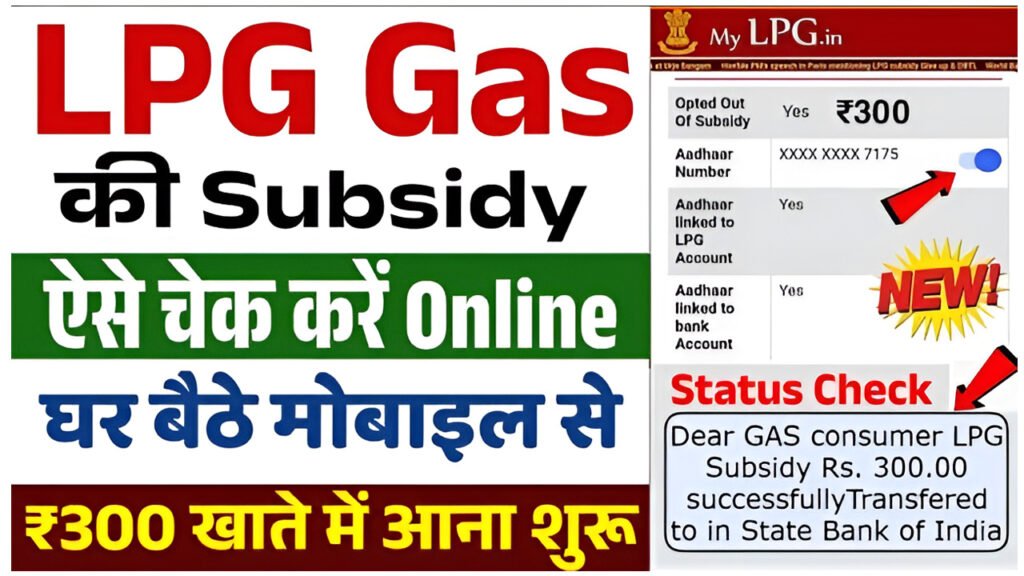 LPG Gas Subsidy Status Check 2025