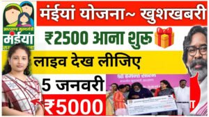 Maiya Samman Yojana Rs.5000