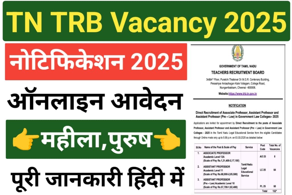 TN TRB Recruitment 2025