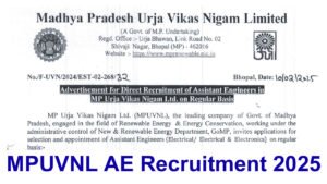 MPUVNL AE Recruitment 2025