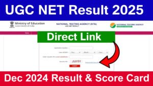 UGC NET Result 2025