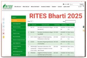 RITES Assistant Manager Recruitment 2025