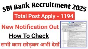 State Bank of India Concurrent Auditor Online Form 2025