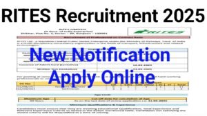 RITES Technical Vacancy 2025