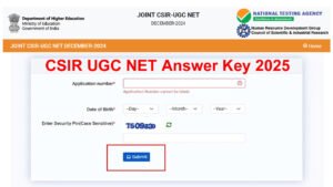 CSIR UGC NET Answer Key 2025