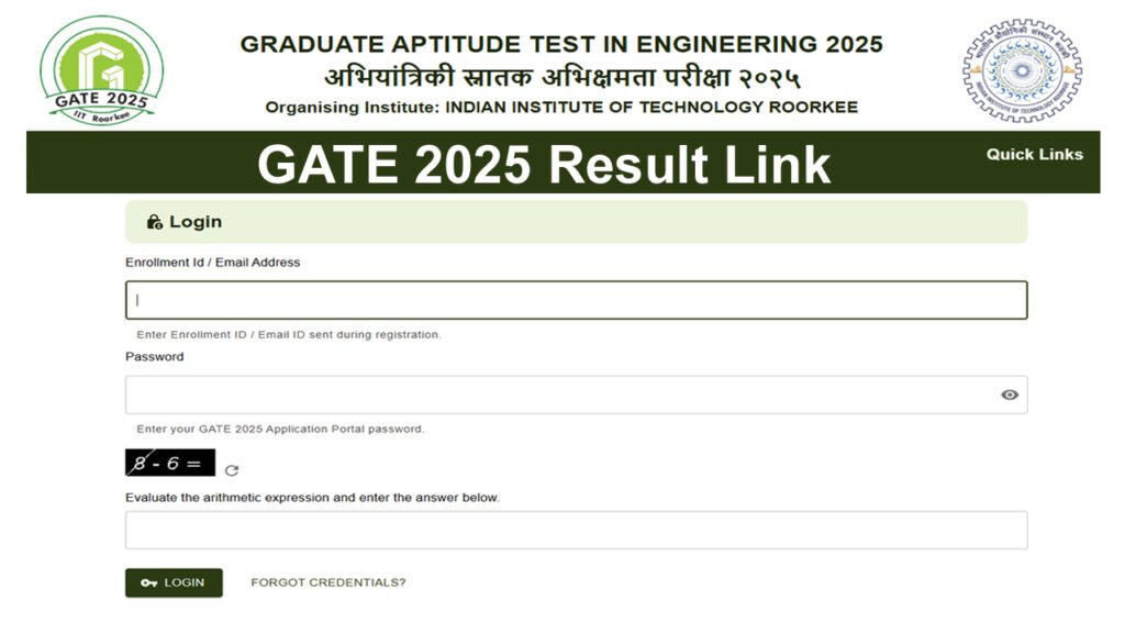 GATE 2025 Result