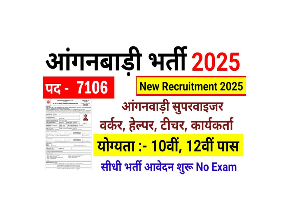 Haryana Anganwadi Vacancy 2025