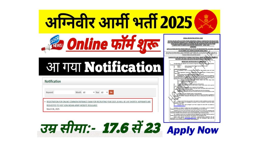 Indian Army Recruitment 2025 Registration Date