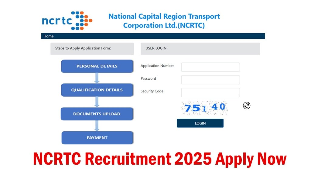 NCRTC 72 Recruitment 2025