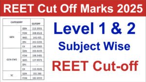 REET Cut Off 2025