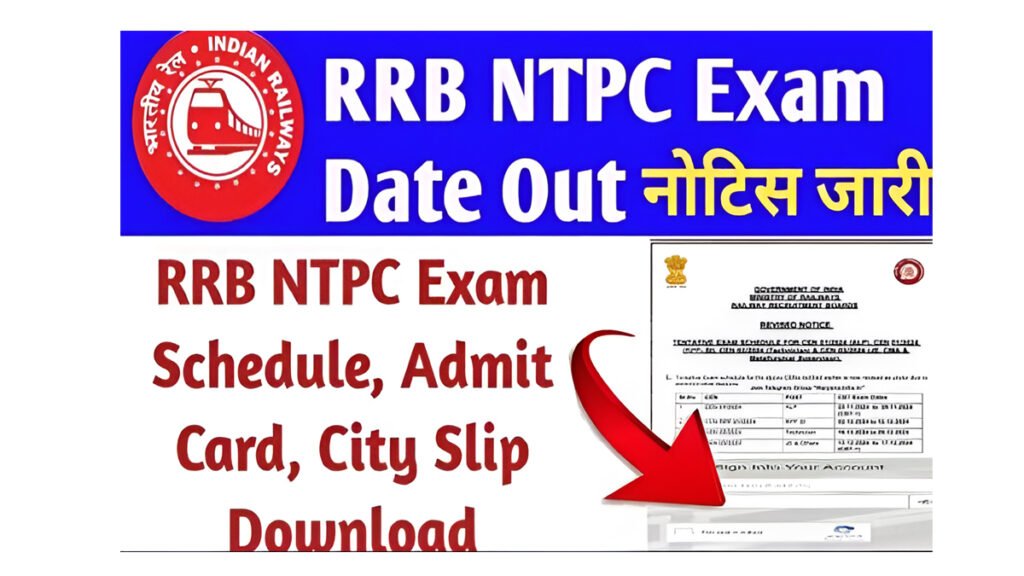 RRB NTPC Exam Date 2025