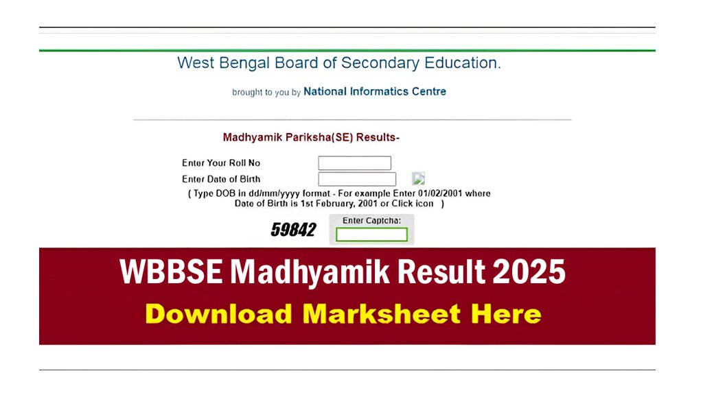 WBBSE Madhyamik Result 2025
