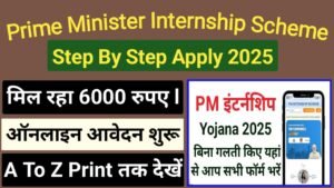 Prime Minister Internship Scheme 2025