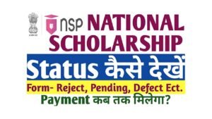 NSP Scholarship Payment Status Check