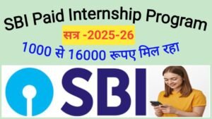 SBI Paid Internship