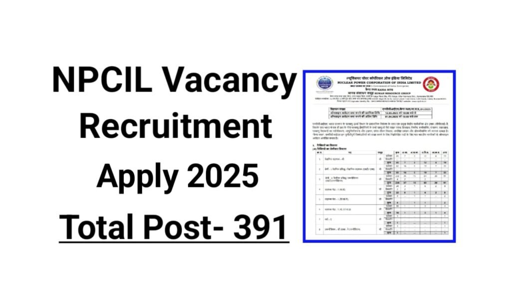 NPCIL Kaiga Site Recruitment 2025