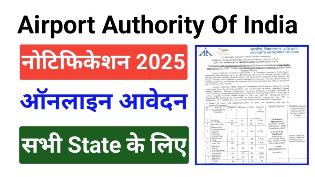 Airports Authority of India Vacancy 2025