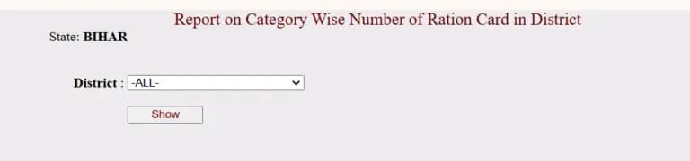 Ration Card Village Wise List 2025