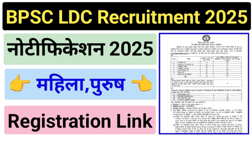 BPSC LDC Vacancy 2025