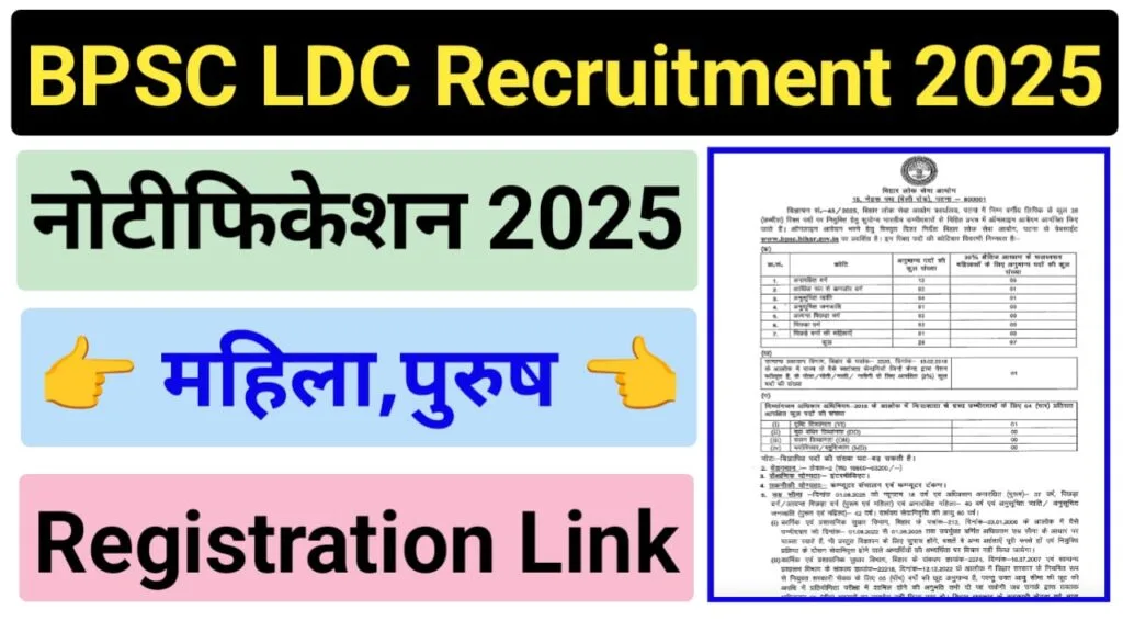 BPSC LDC Vacancy 2025